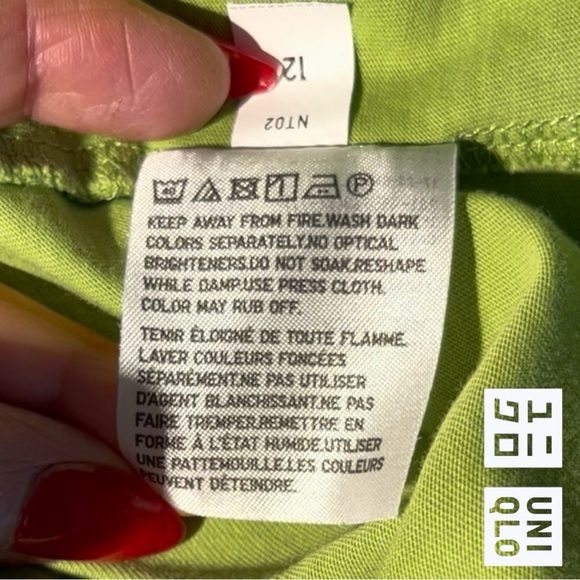 Uniqlo Green Fitted Short Sleeve T-Shirt - Picture 4 of 5